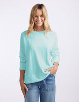 Sunset Throw On Top - Seaglass