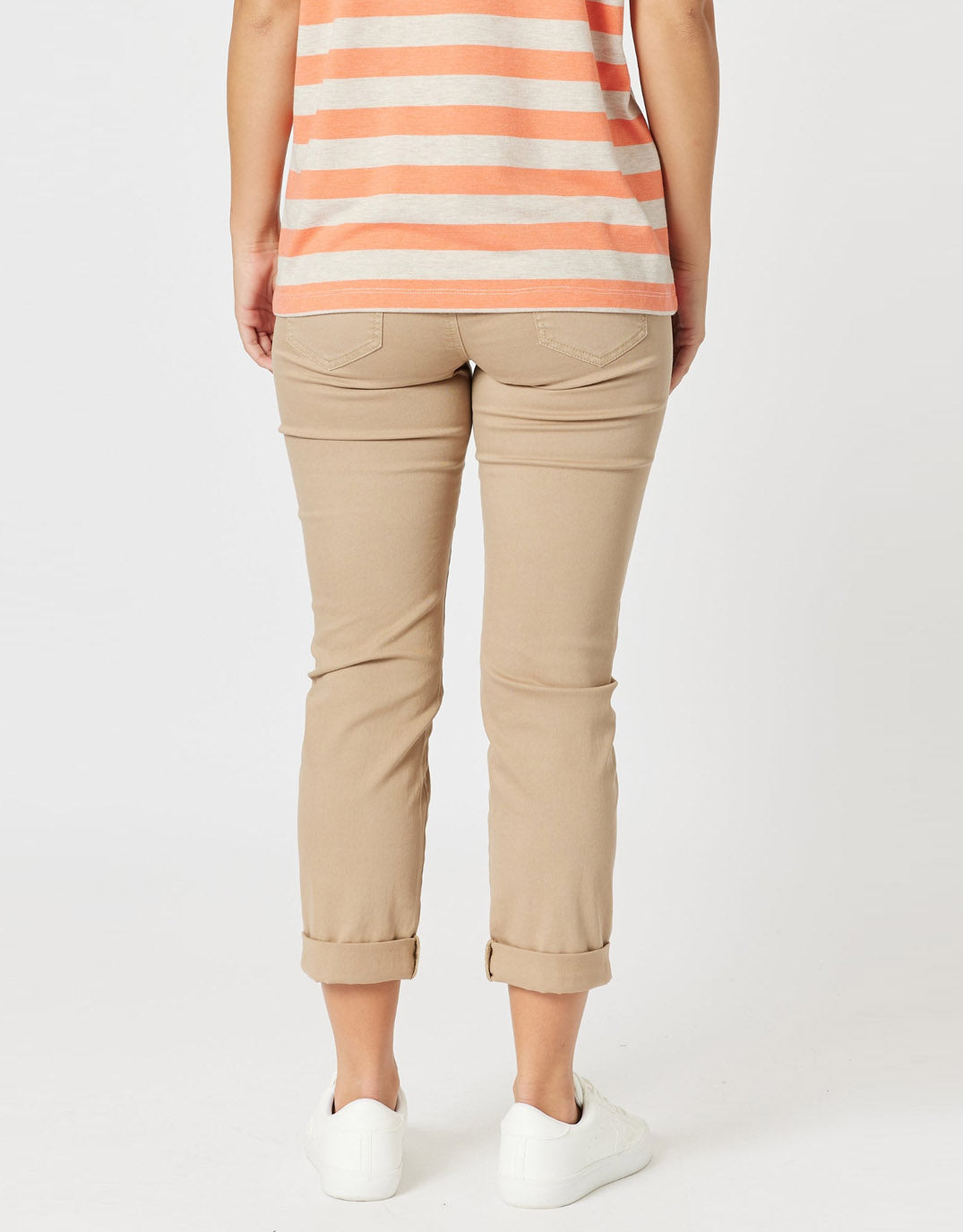 Isabella Cotton Pant - Nutmeg