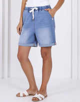 Hugo Denim Shorts - Light Blue