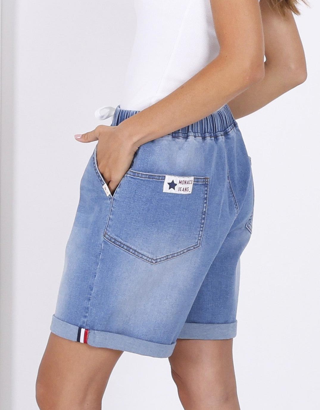 Hugo Denim Shorts - Light Blue