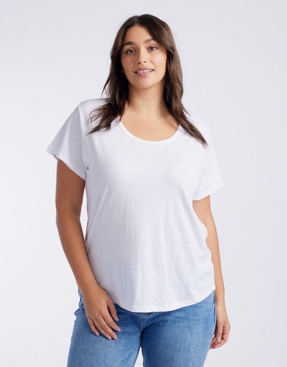 Buy Original Round Neck T-Shirt White White for Sale