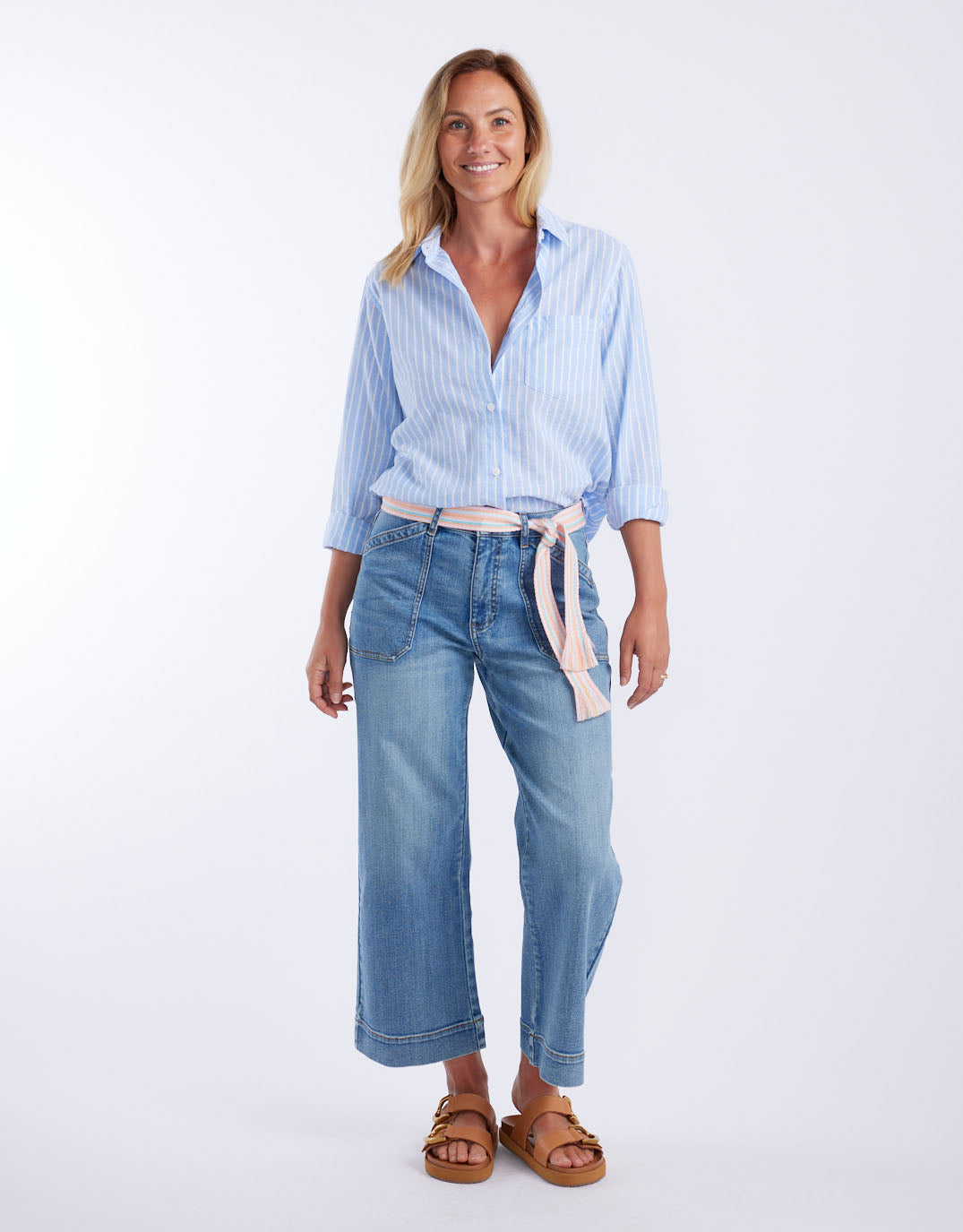 white-co-ava-beach-shirt-blue-white-stripe-womens-clothing