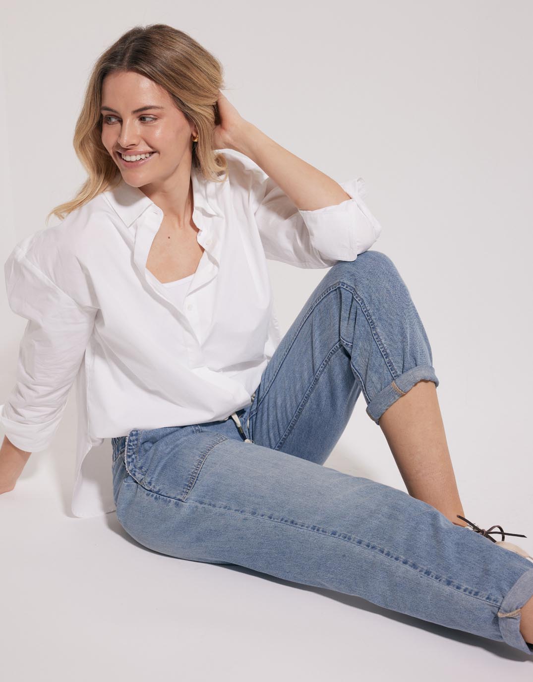 Beach Comber Pant - Mid Wash