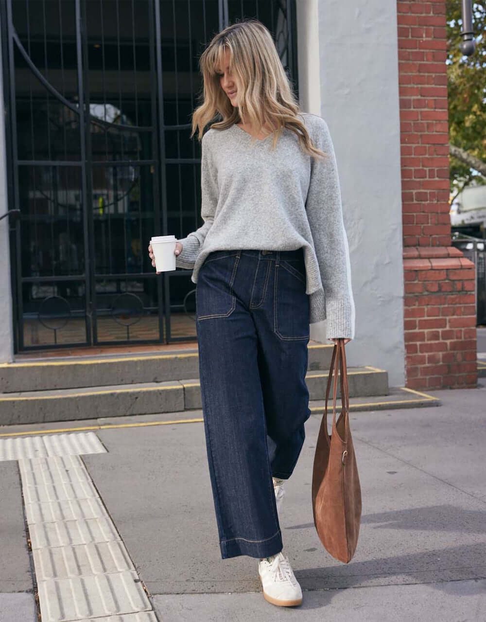 Catalina Wide Leg Jeans - Indigo