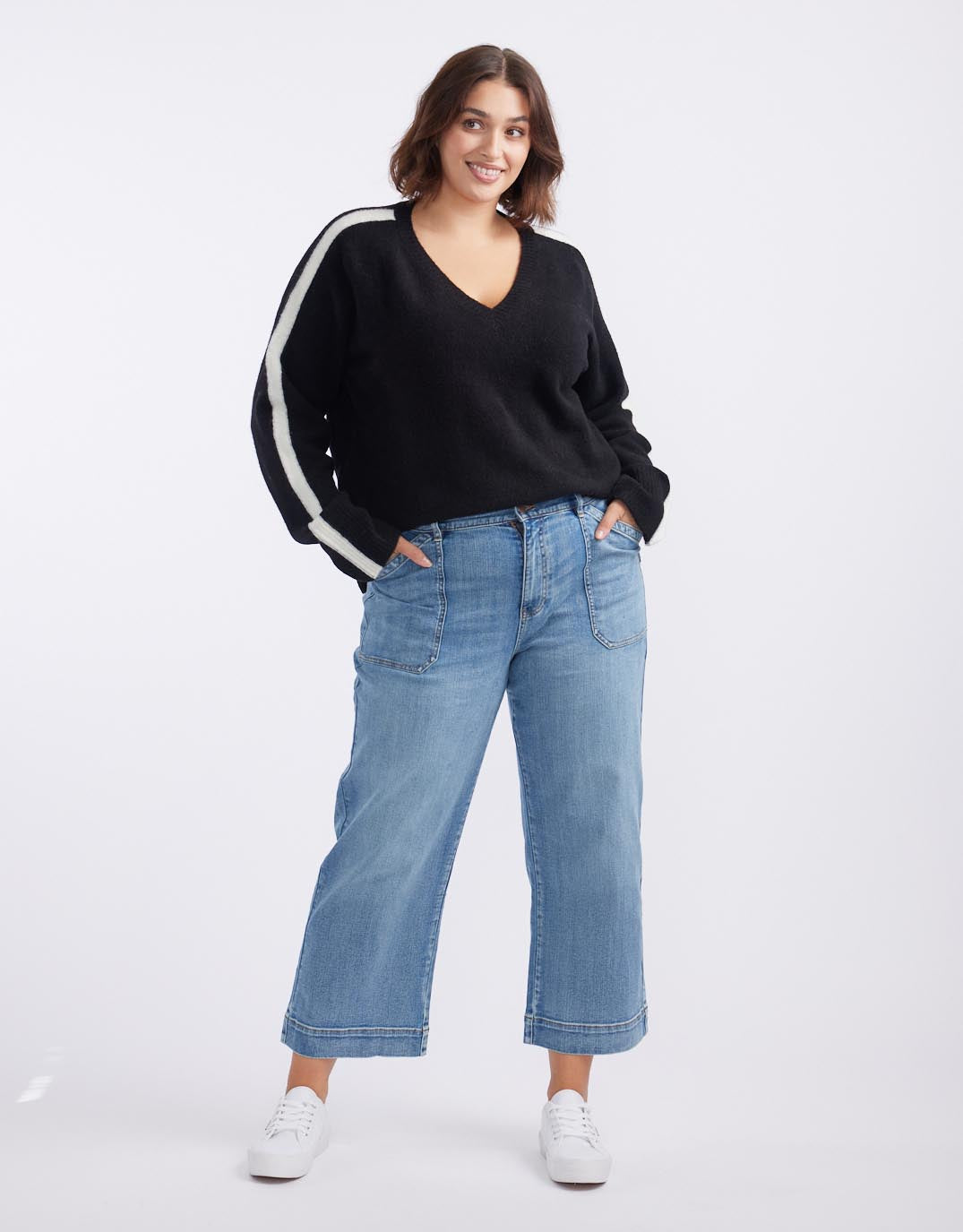 white-co-chalet-v-neck-knit-jumper-black-white-womens-clothing