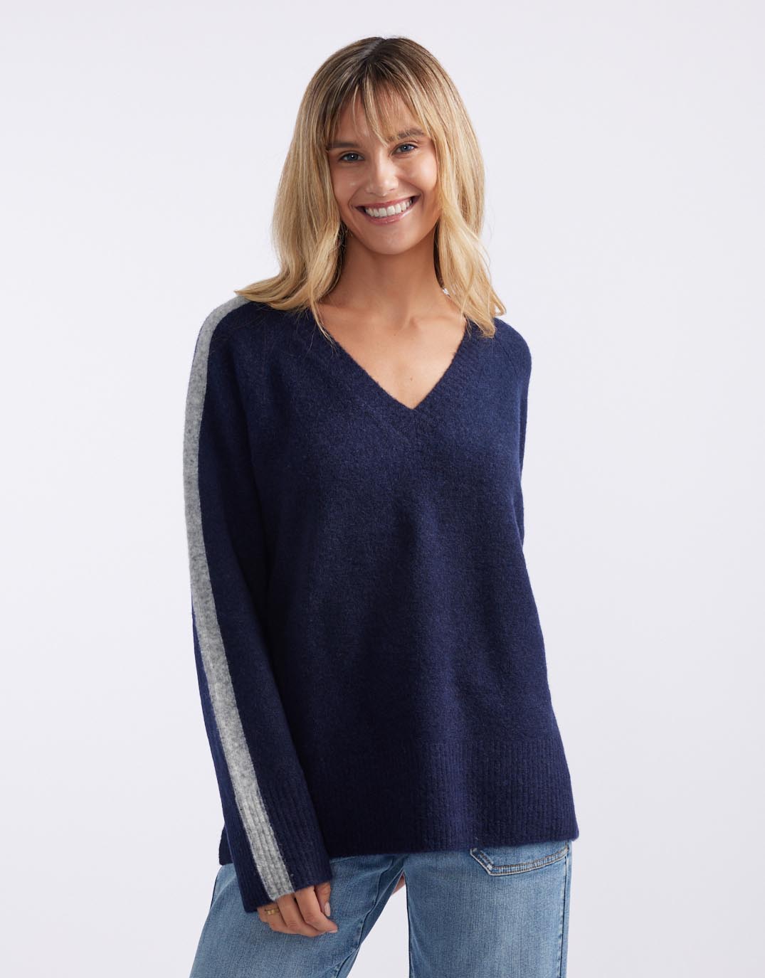 white-co-chalet-v-neck-knit-jumper-french-navy-grey-womens-clothing