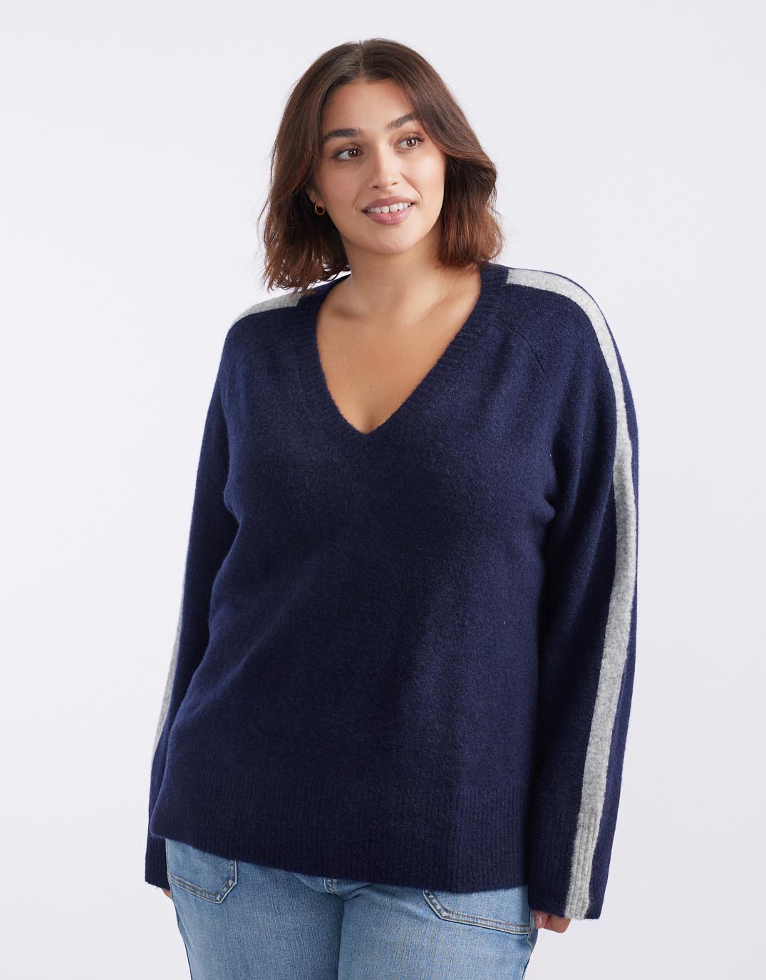 white-co-chalet-v-neck-knit-jumper-french-navy-grey-womens-clothing