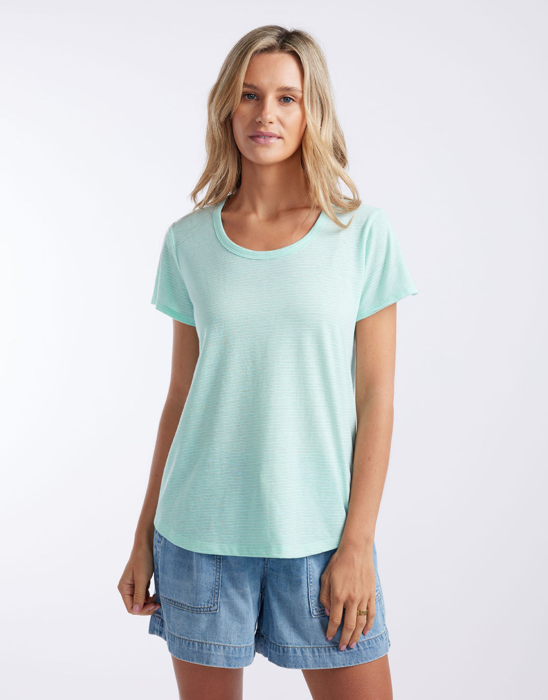 white-co-gelati-stripe-round-neck-tee-seaglass-womens-clothing