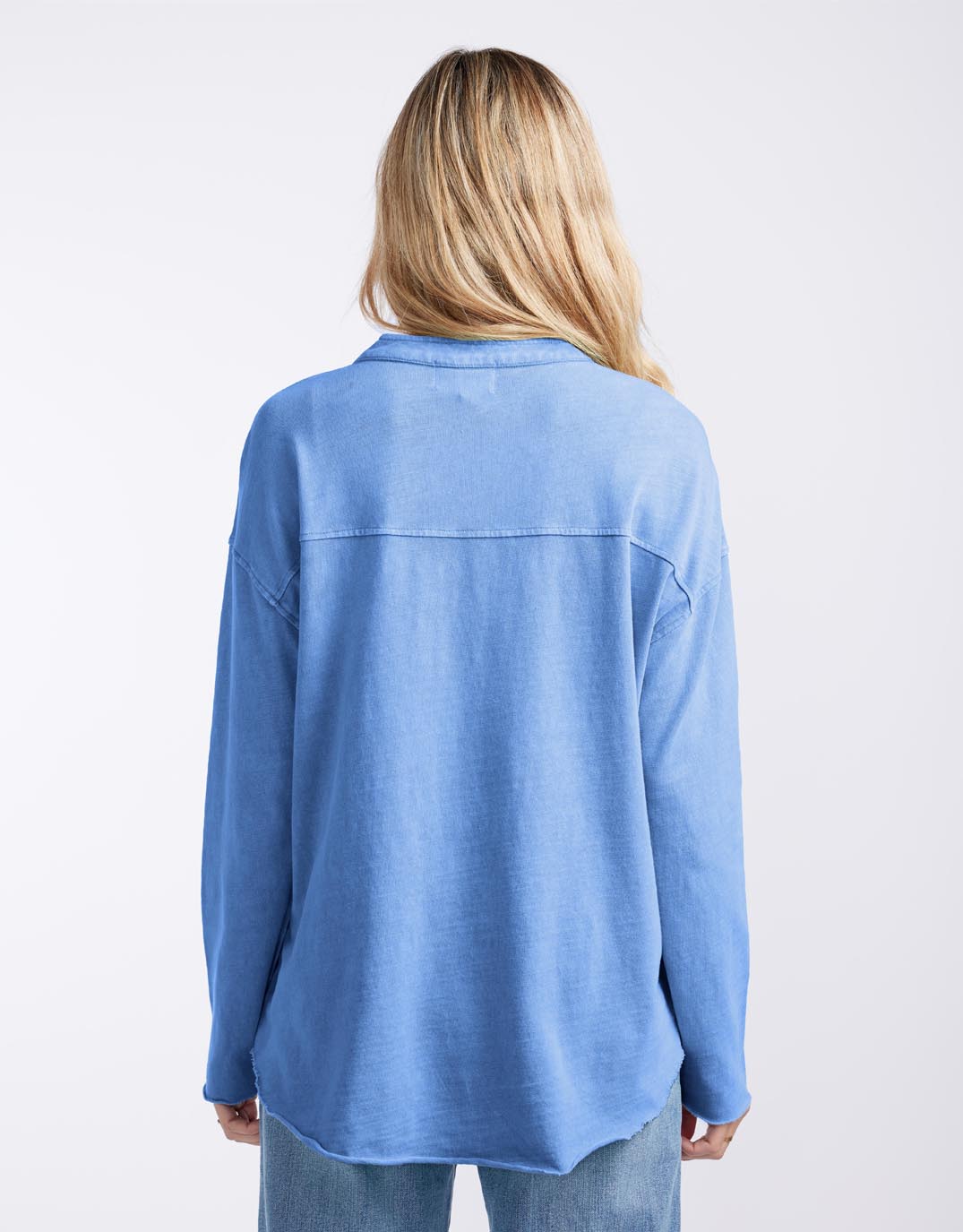 white-co-henley-sunset-top-danish-blue-womens-clothing