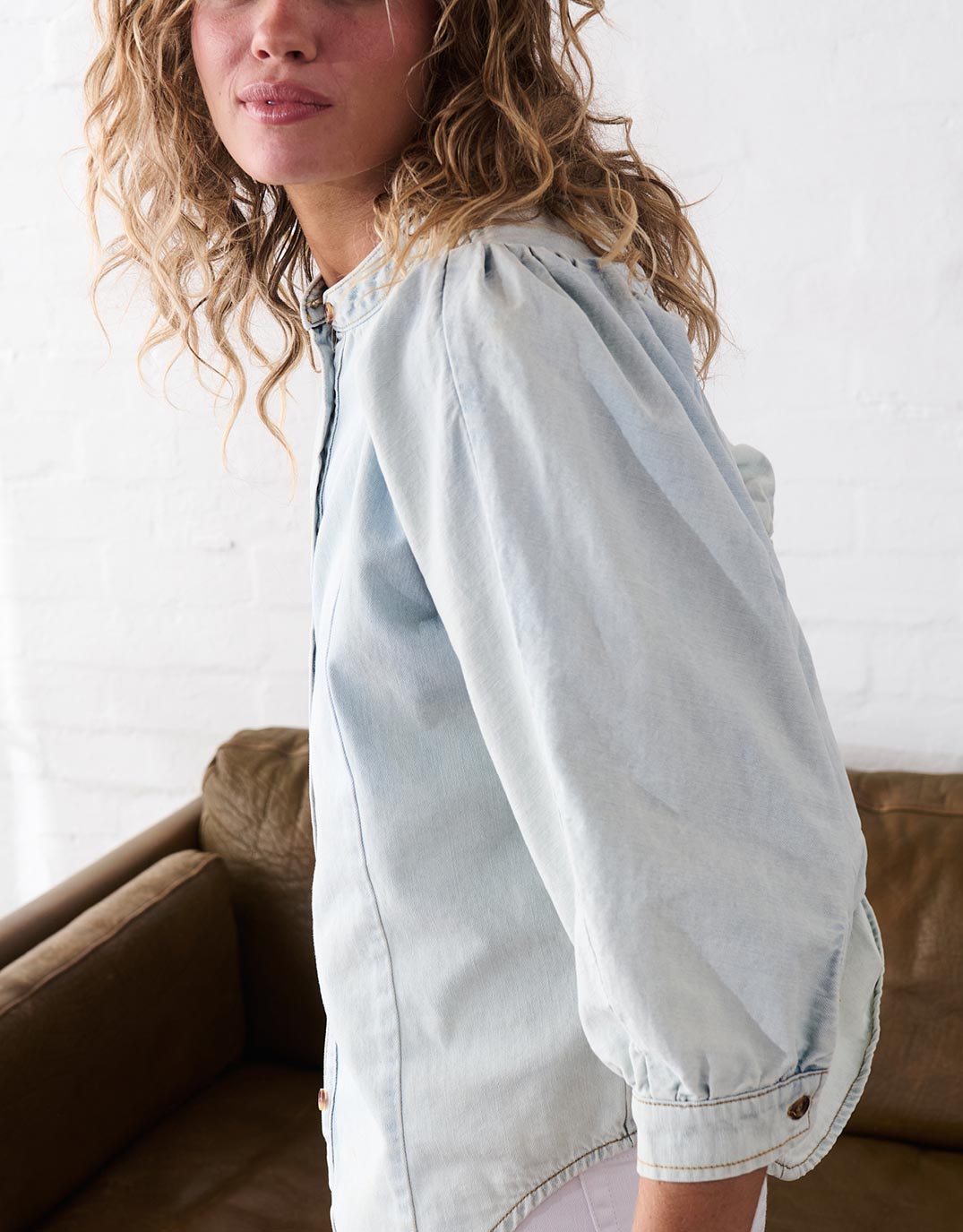 Gabriella Shirt - Sky Blue