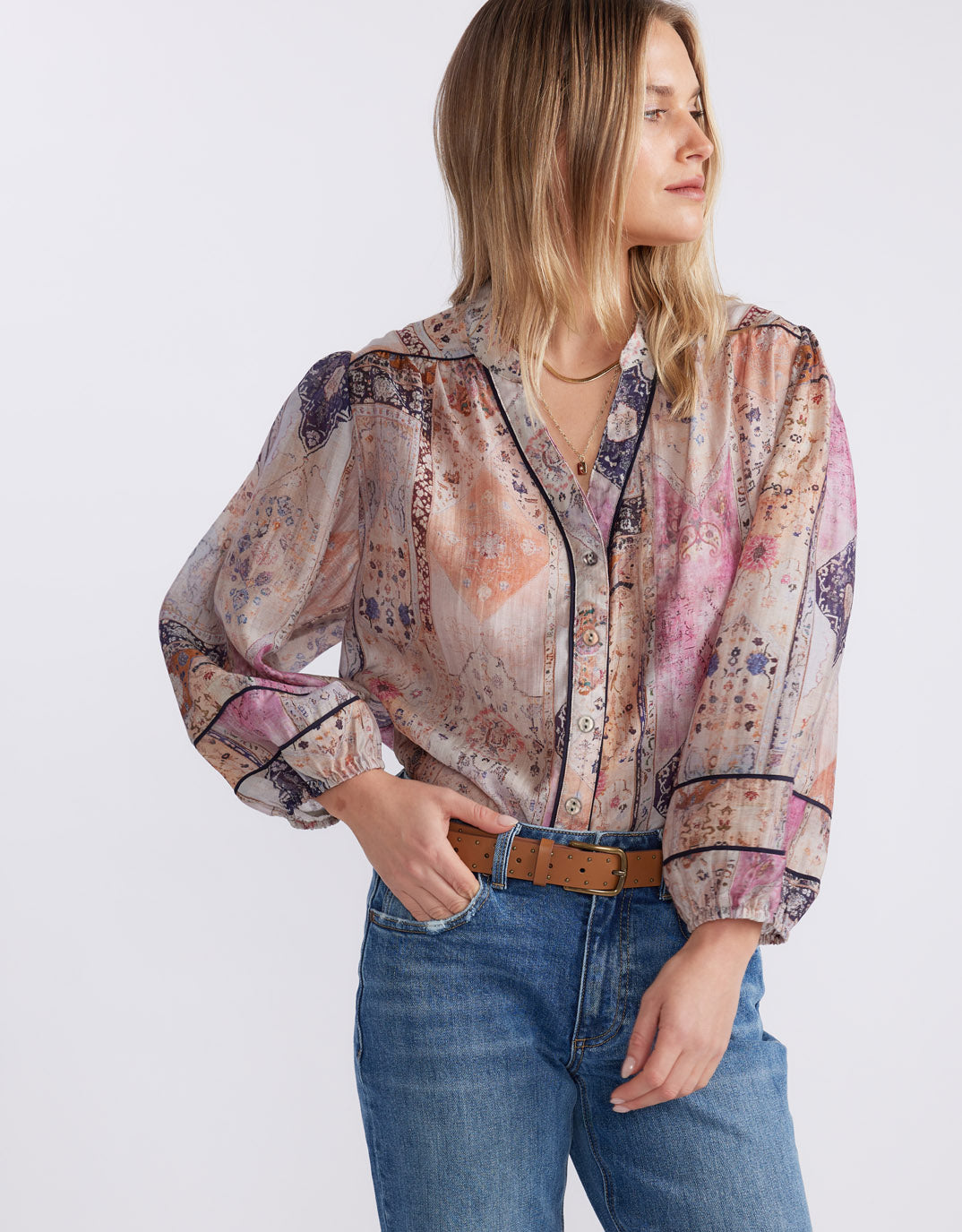 Mila Blouse - Mosaic