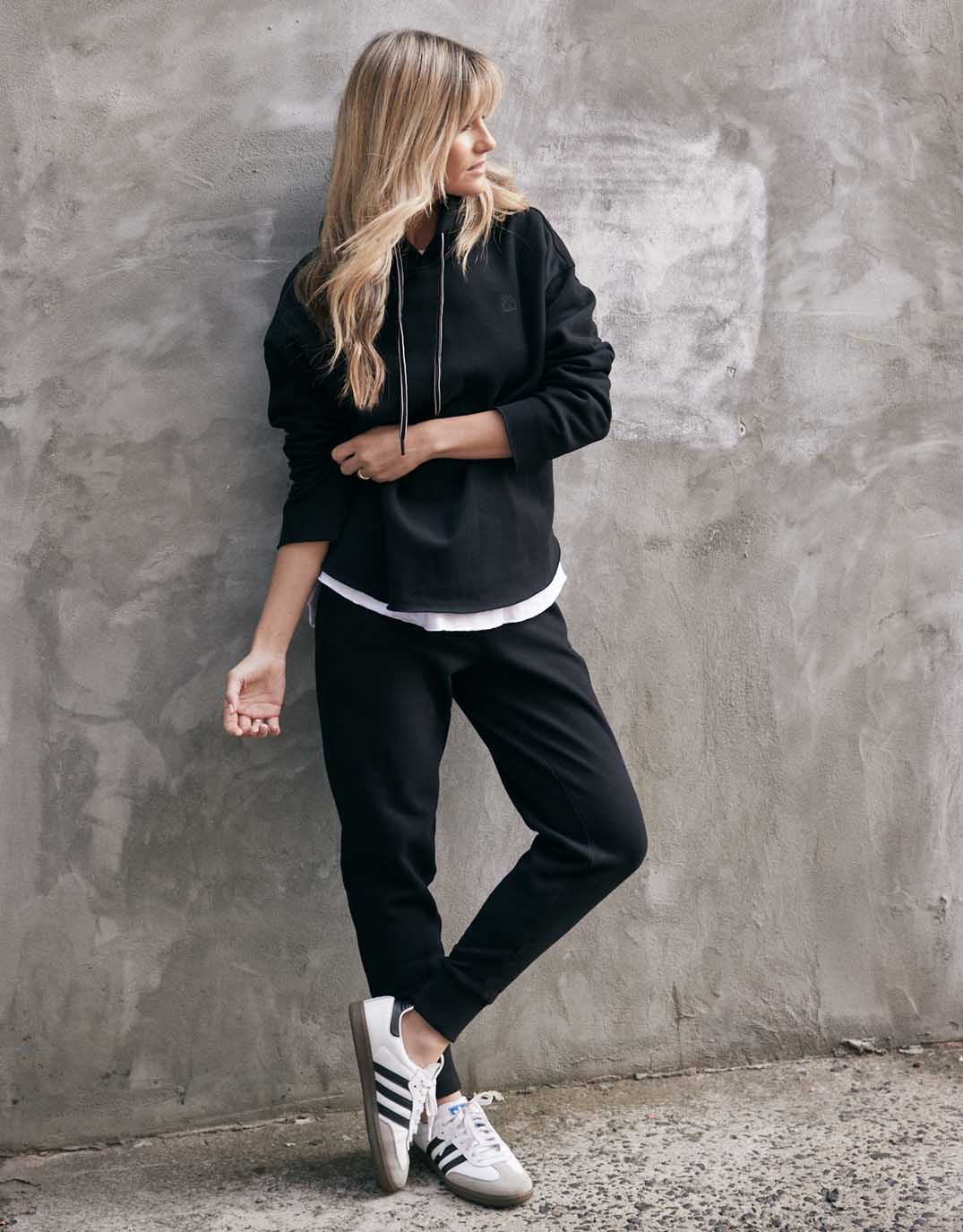 white-co-monogram-fleece-hoodie-black-womens-clothing