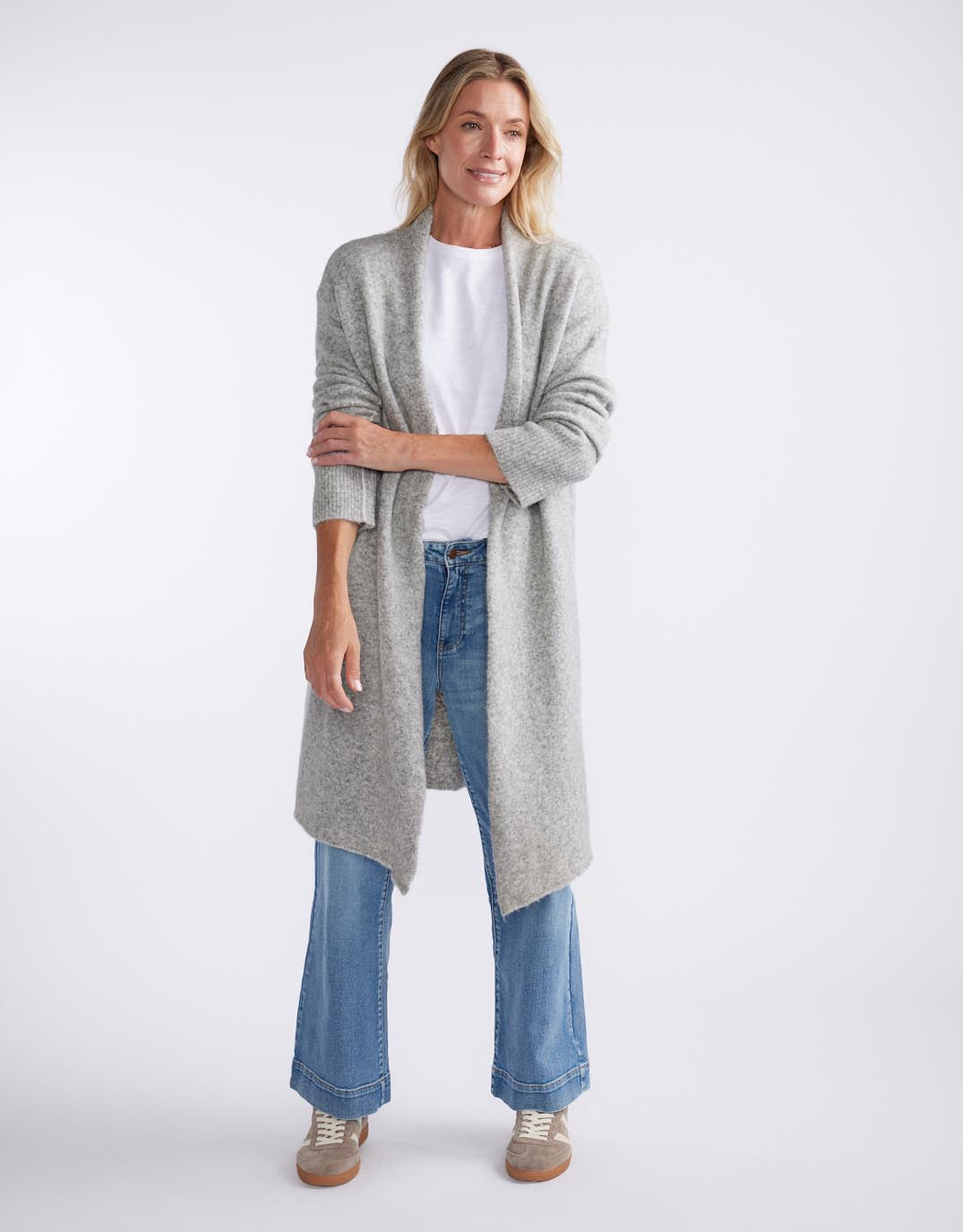 white-co-montreux-longline-cardigan-grey-marle-womens-clothing