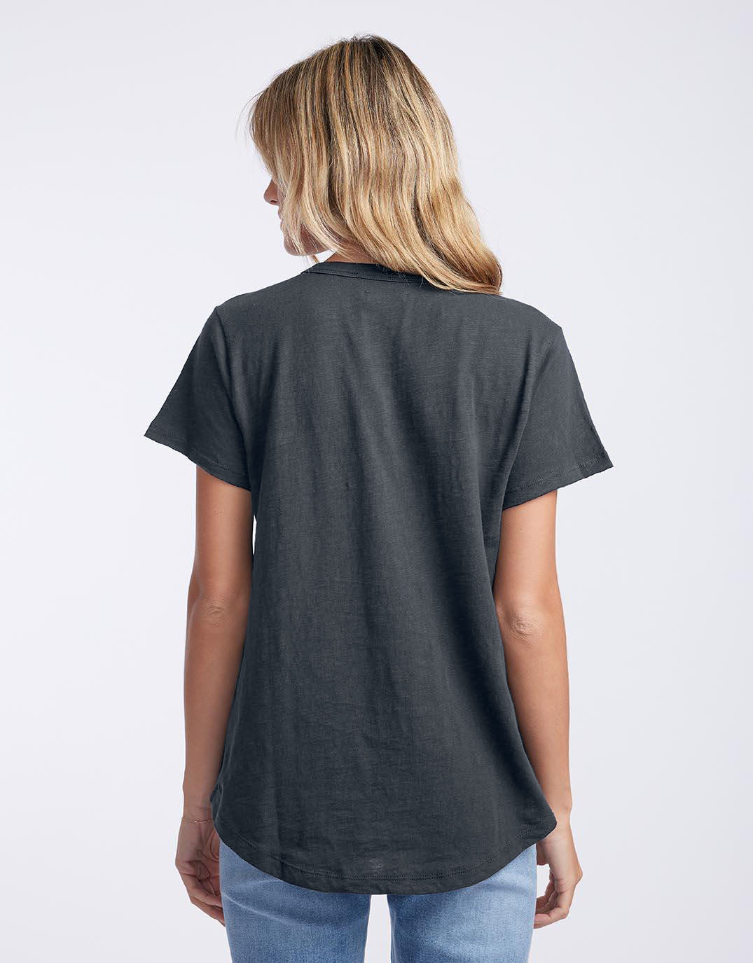 Original Round Neck T-Shirt - Charcoal