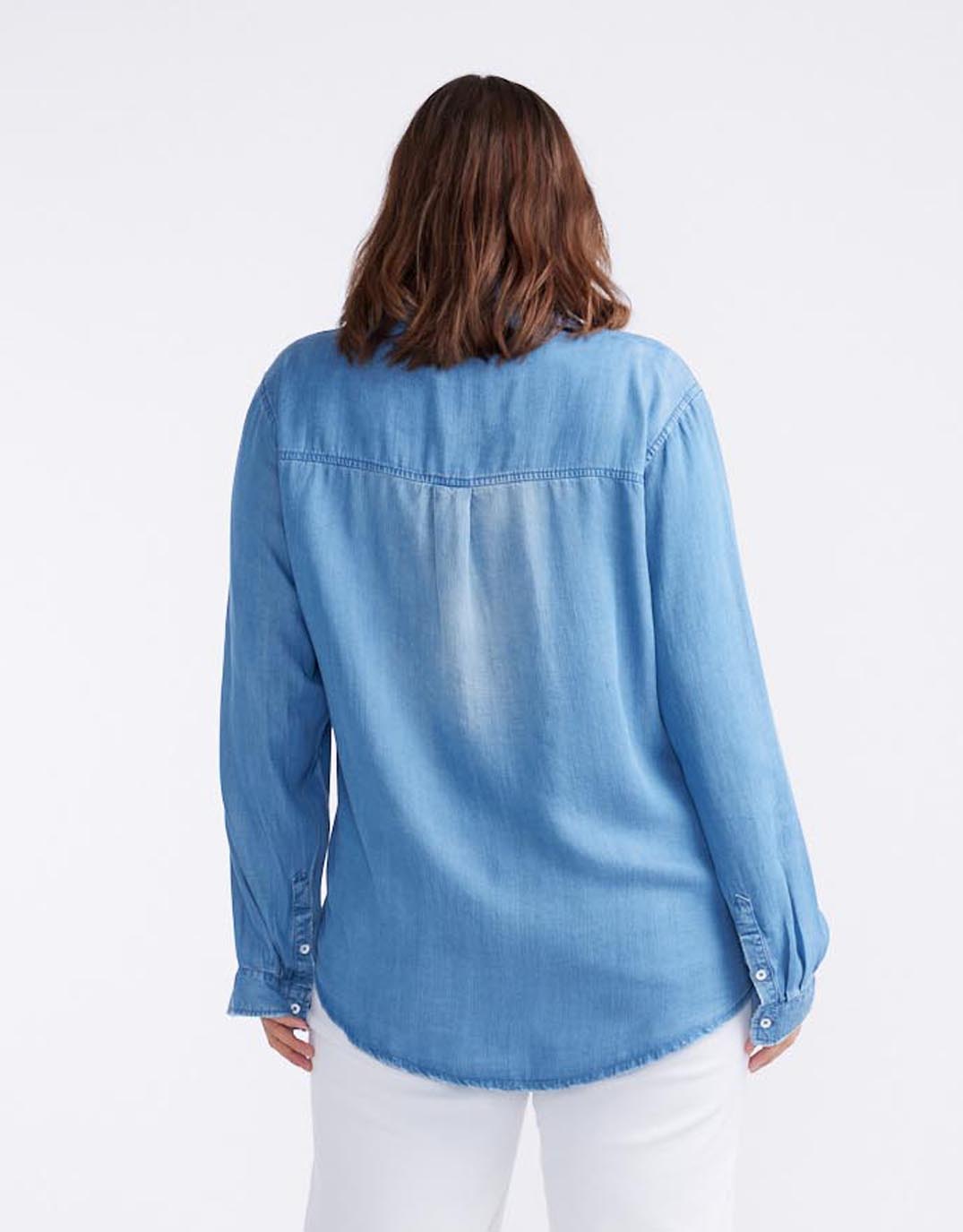 Ava Vintage Shirt - Denim