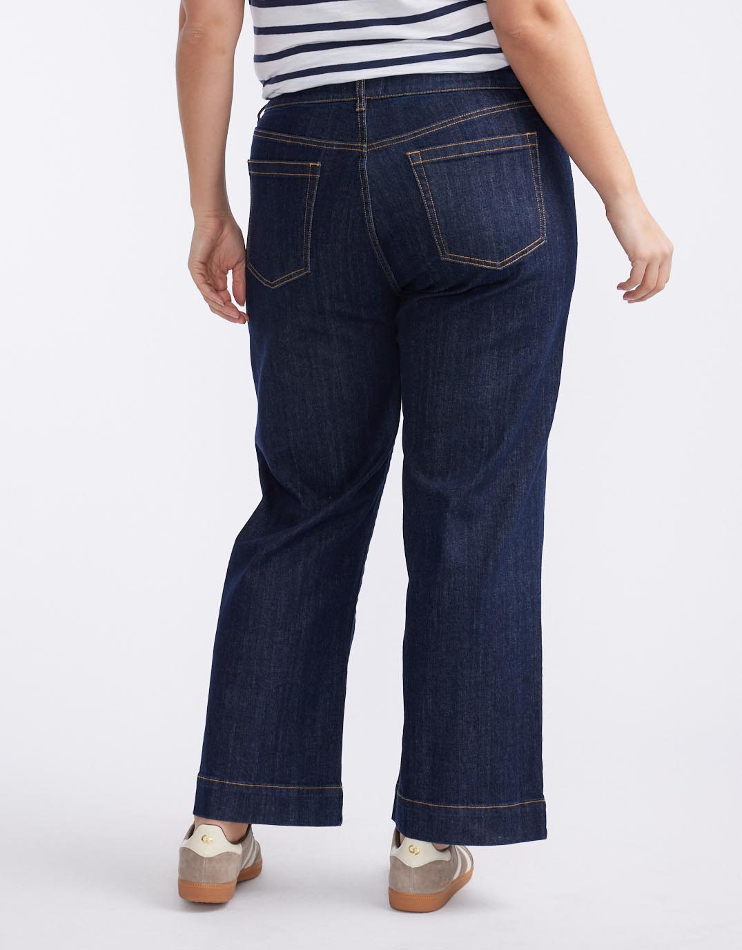Catalina Wide Leg Jeans - Indigo