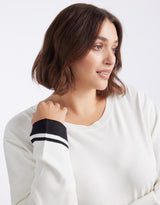 white-co-giselle-lightweight-knit-top-white-womens-clothing