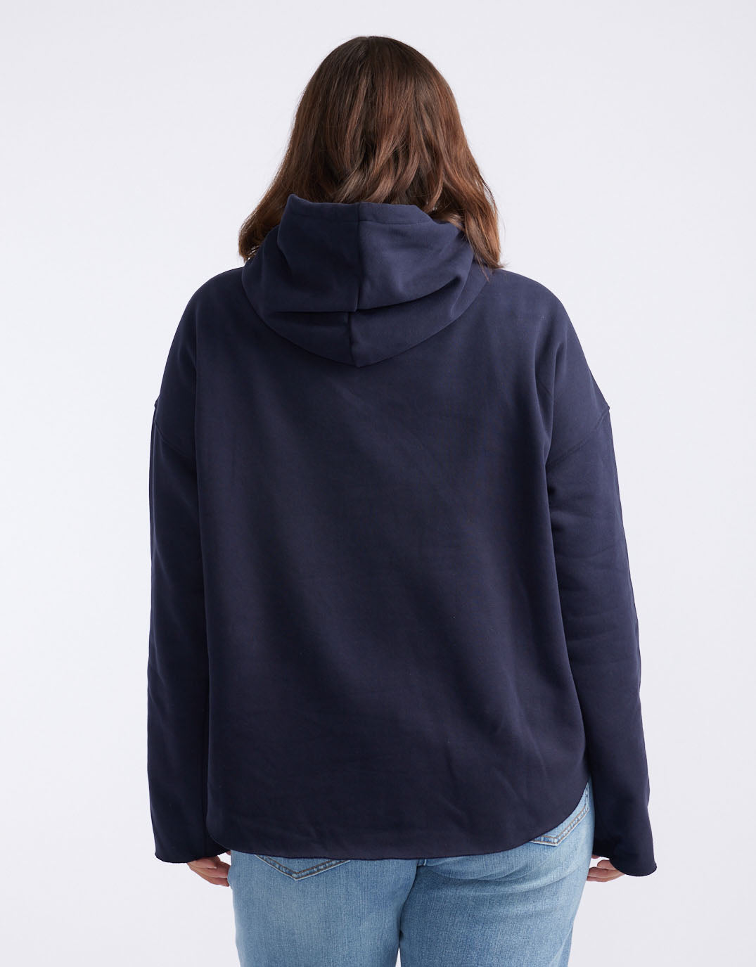 Monogram Fleece Hoodie - Navy