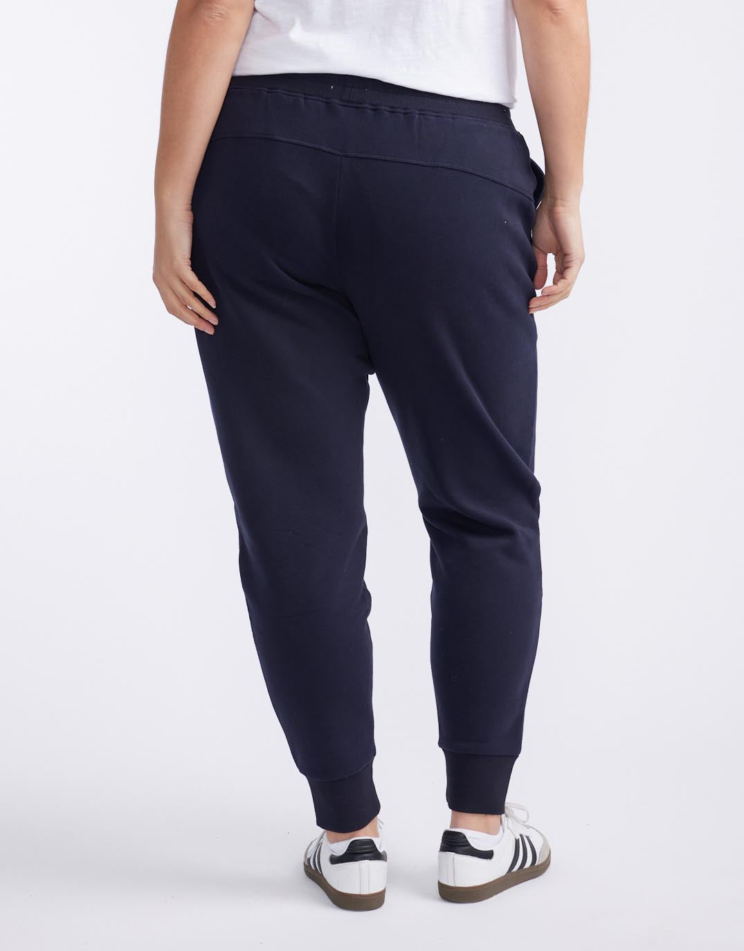 Monogram Fleece Lounge Pants - Navy