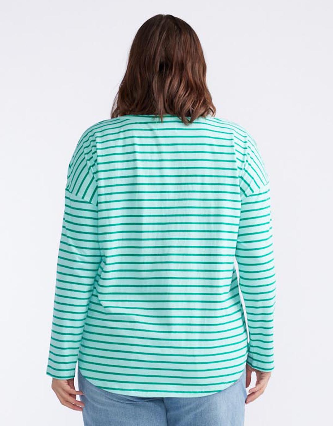 Relaxed Long Sleeve T-Shirt - Mint/Green