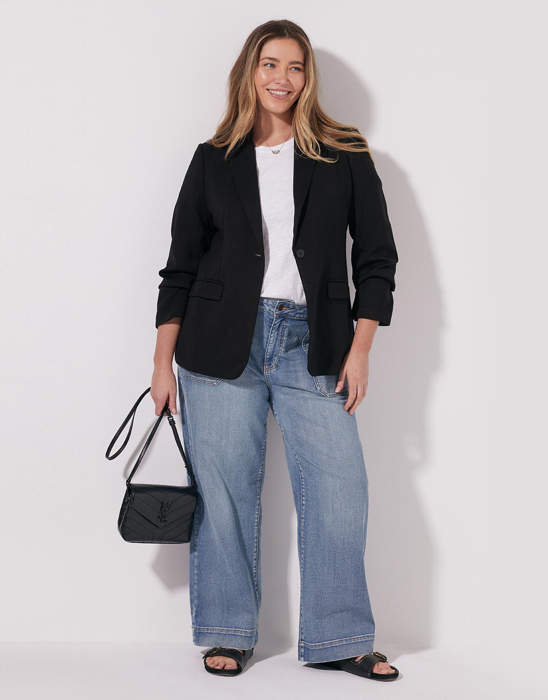 Timeless Ponte Blazer - Black