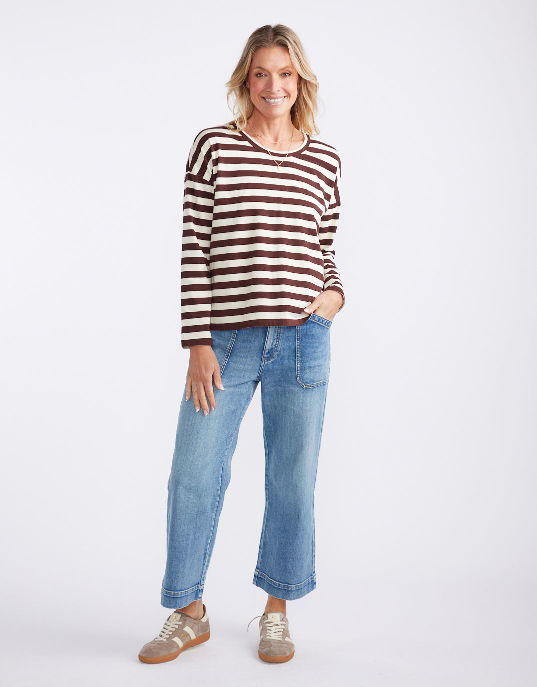 white-co-relaxed-long-sleeve-t-shirt-chocolate-ecru-womens-clothing