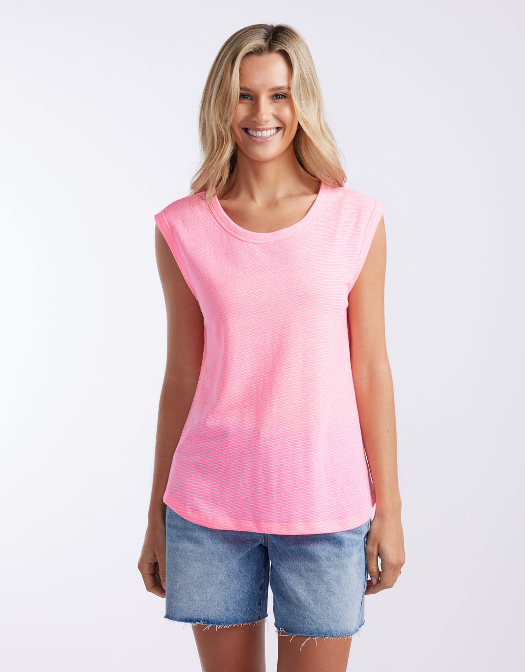 white-co-sorbet-stripe-cali-tank-neon-pink-womens-clothing
