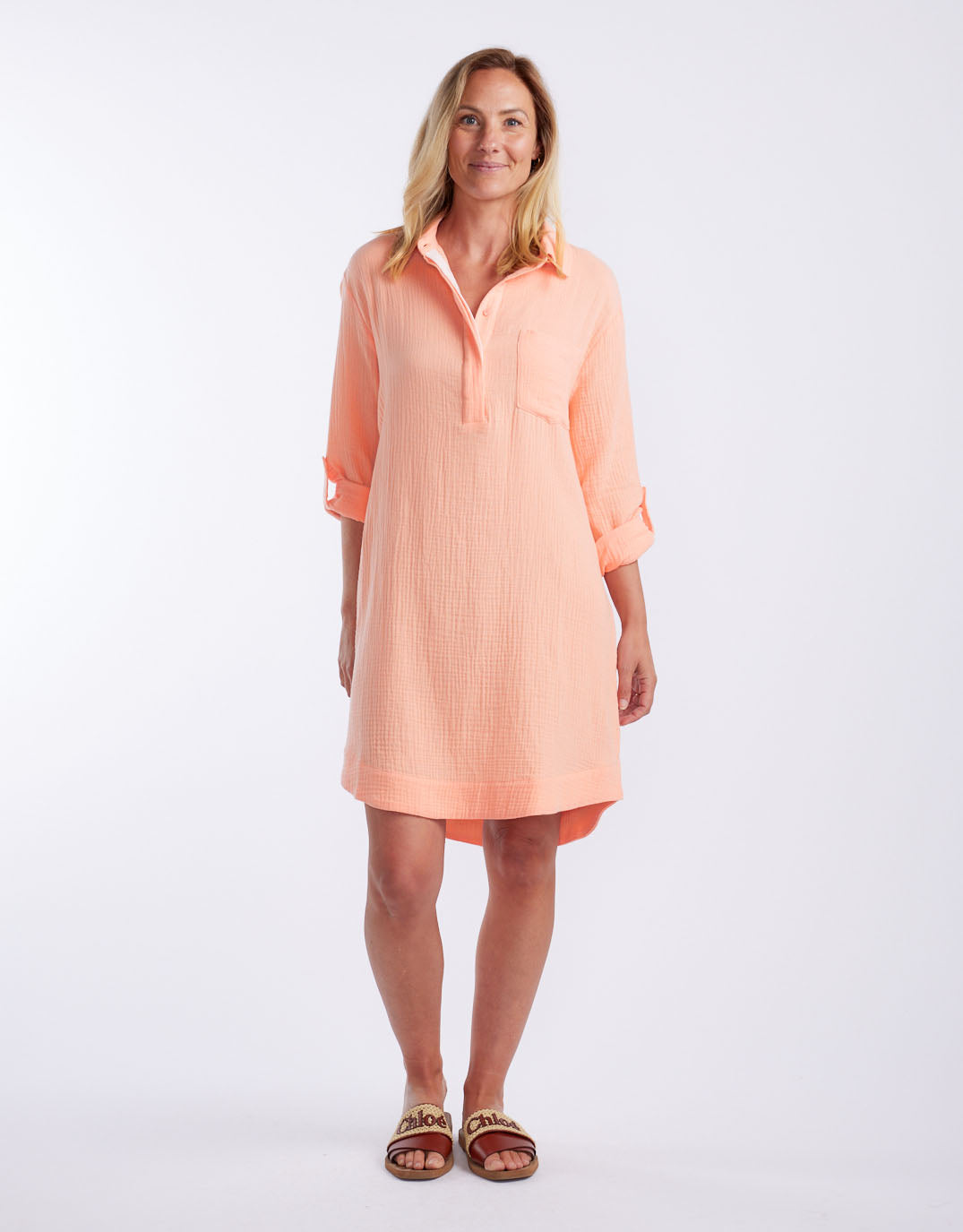 white-co-st-barts-dress-sorbet-orange-ice-pink-womens-clothing