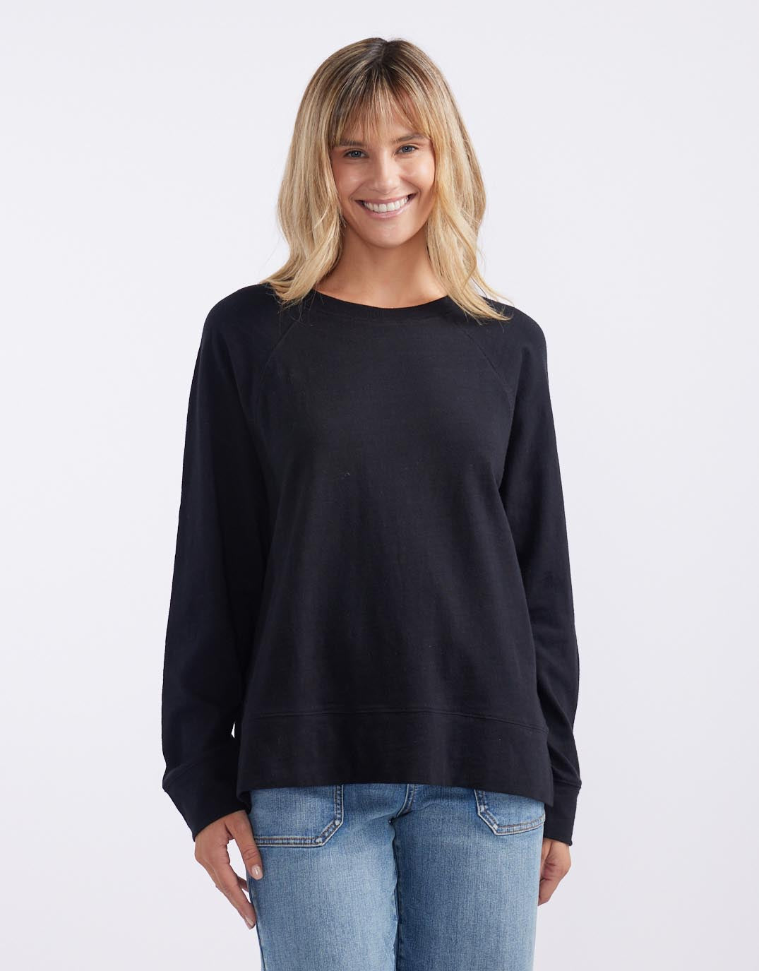 white-co-sunset-throw-on-top-black-womens-clothing