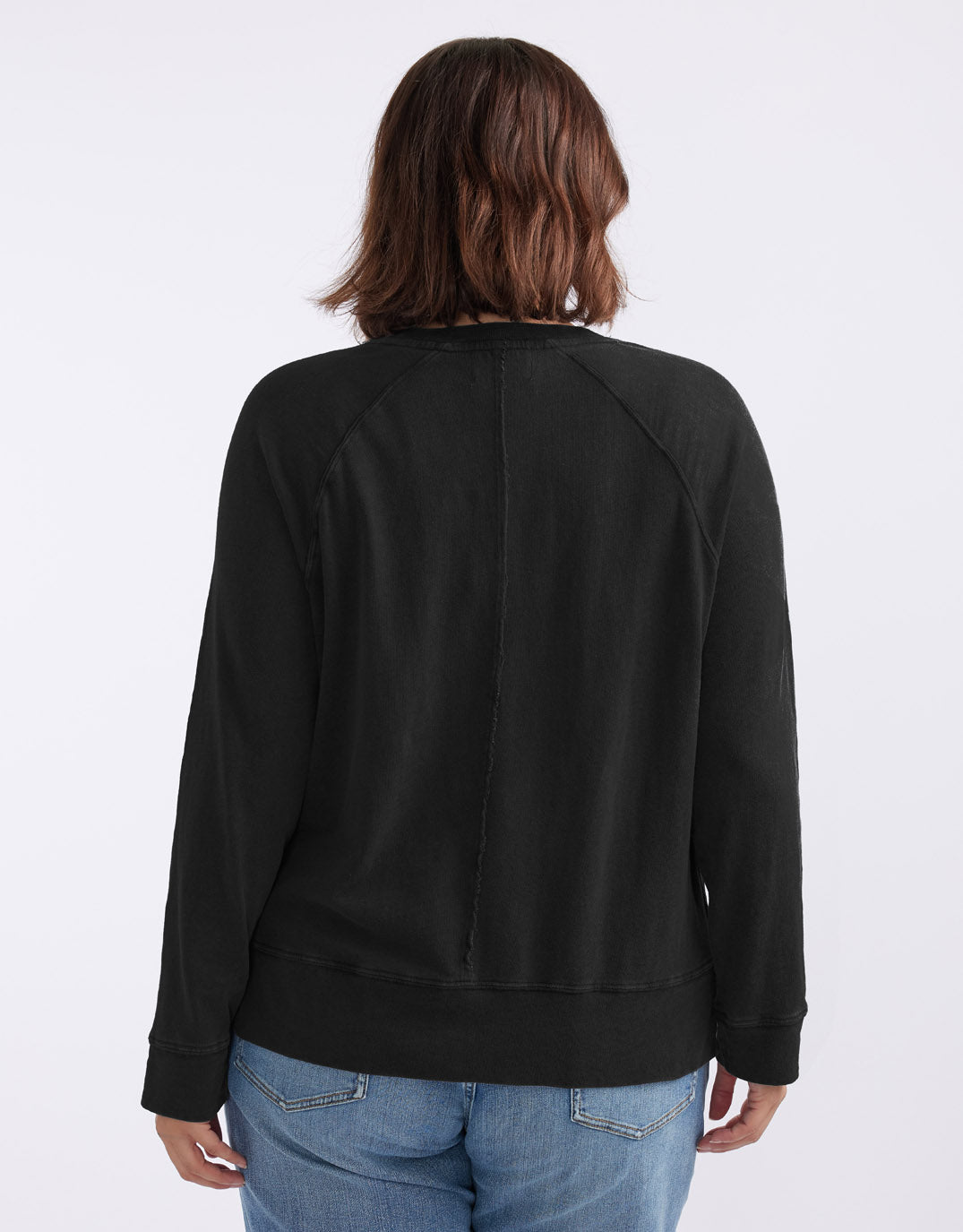 Sunset Throw On Top - Black