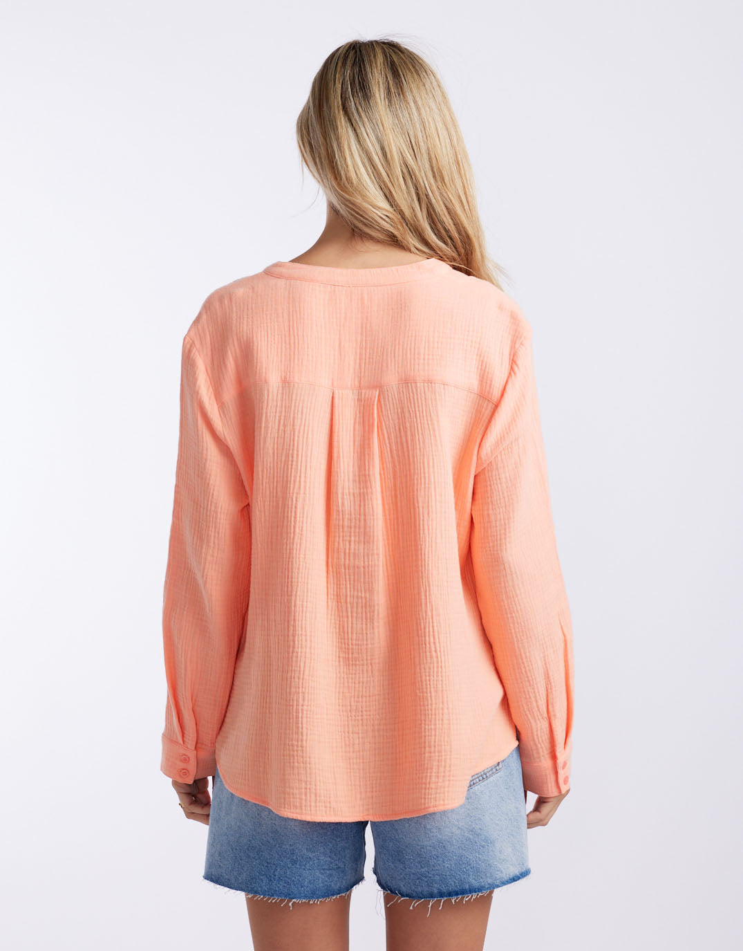 The Beach Shirt - Sorbet Orange / Ice Pink