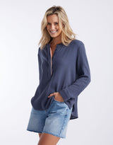 white-co-the-beach-shirt-wash-navy-sorbet-orange-womens-clothing