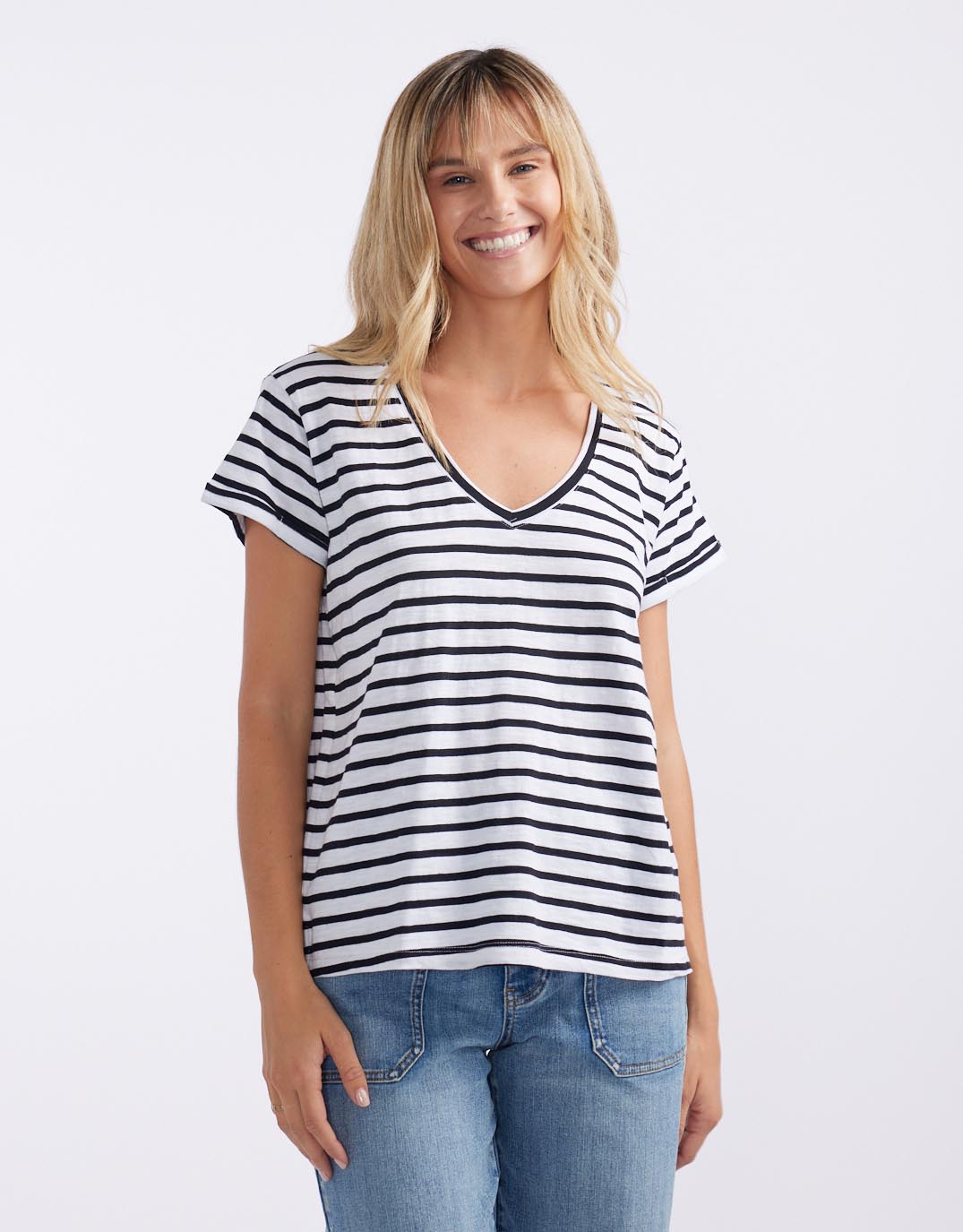 white-co-turn-back-vee-neck-t-shirt-white-black-stripe-womens-clothing