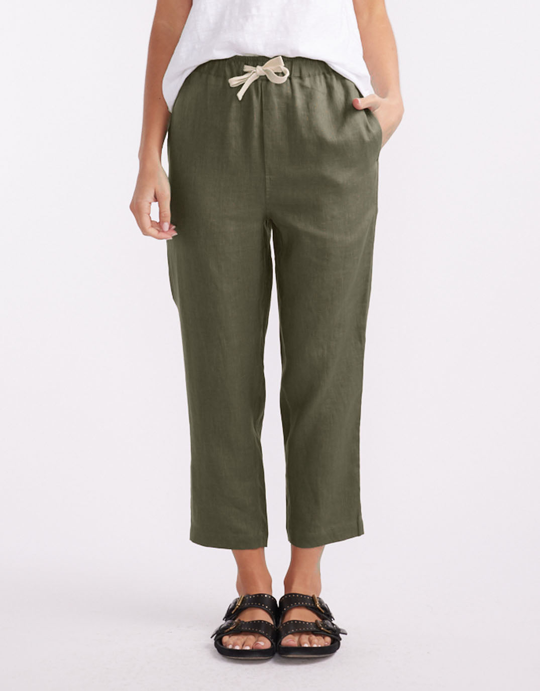 white-ftl-abigail-linen-pant-khaki-womens-clothing
