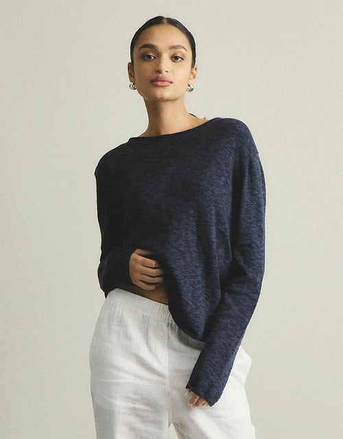 Happer Sweater - Navy