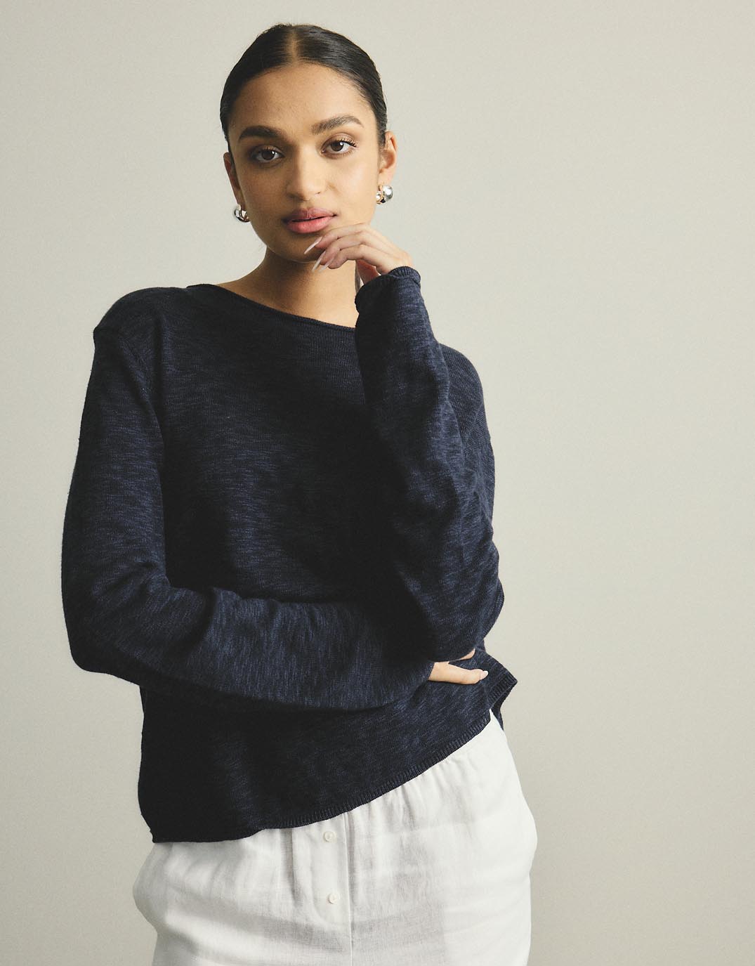 Happer Sweater - Navy