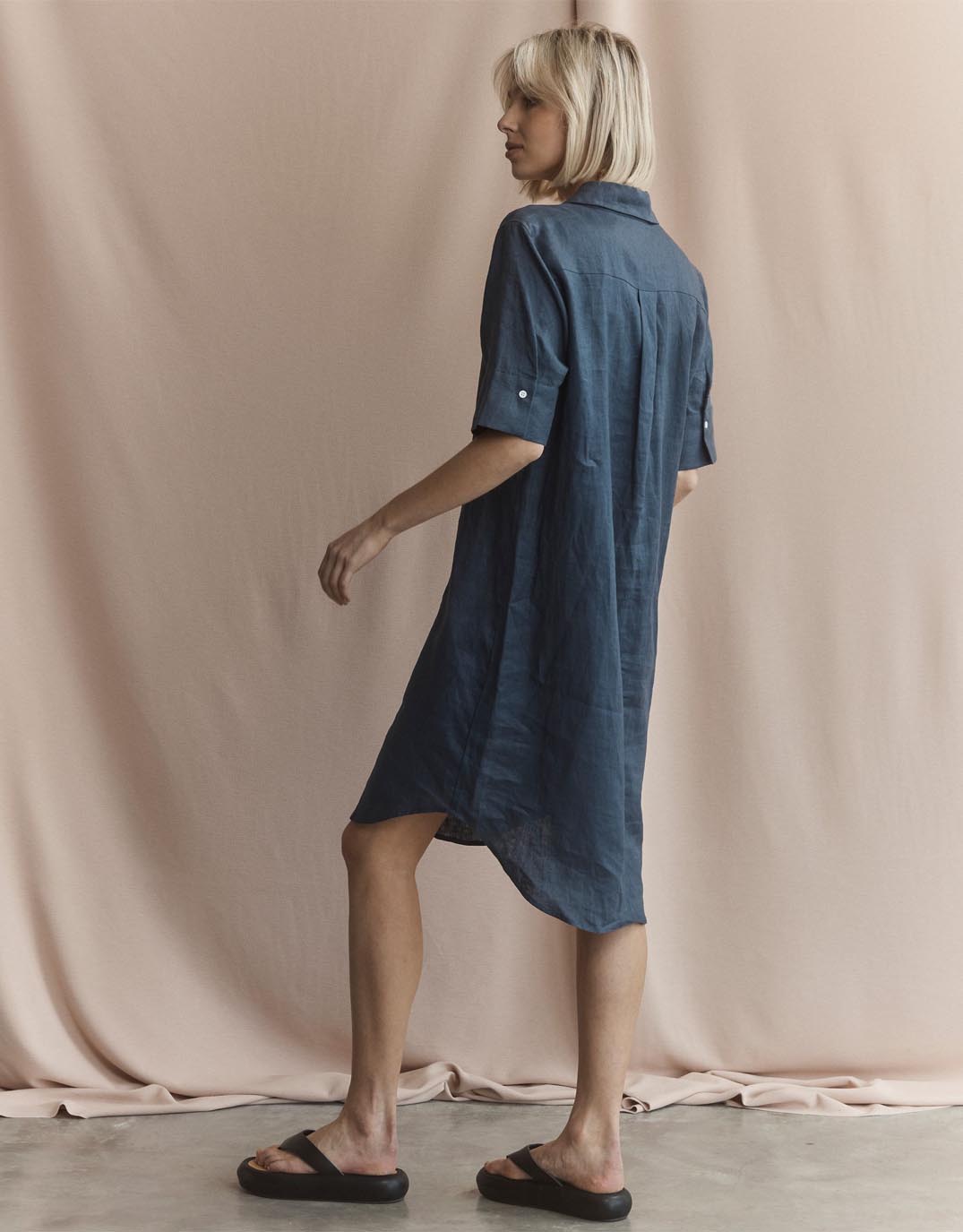 white-ftl-hettie-linen-shirt-dress-french-navy-womens-clothing