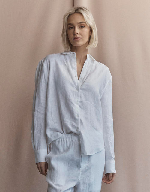 Katie Linen Shirt - White