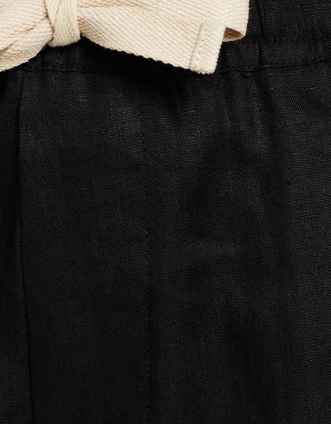 Weston Linen Shorts - Black