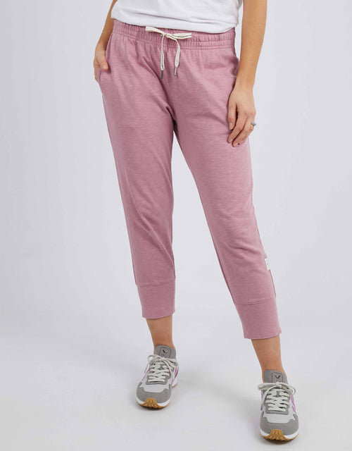 Elm - 3/4 Brunch Pants - Dusty Pink - White & Co Living Pants