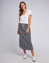 Elm - Travel Skirt - Navy/White Stripe - White & Co Living Skirts