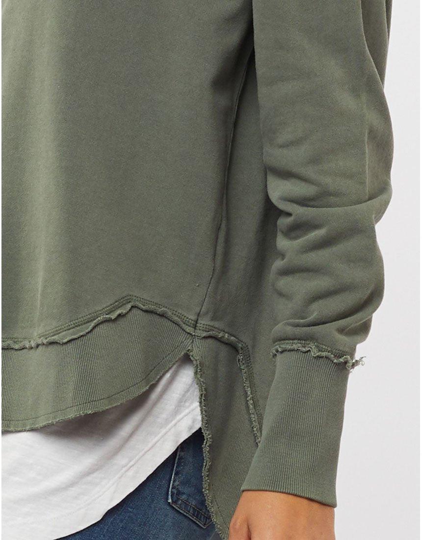 Foxwood - Delilah Crew - Khaki - White & Co Living Jumpers