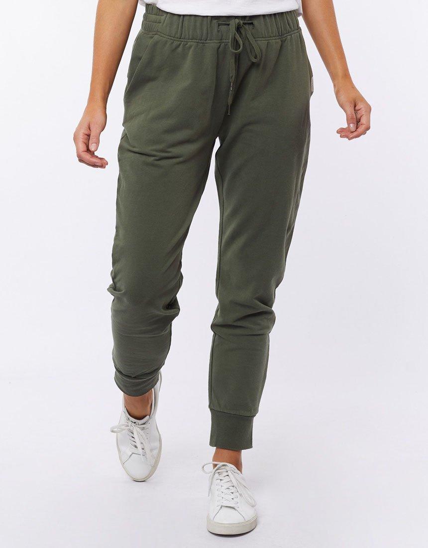 Foxwood - Lazy Days Pants - Khaki - White & Co Living Pants