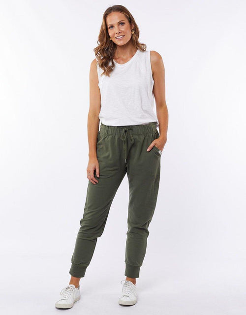 Foxwood - Lazy Days Pants - Khaki - White & Co Living Pants