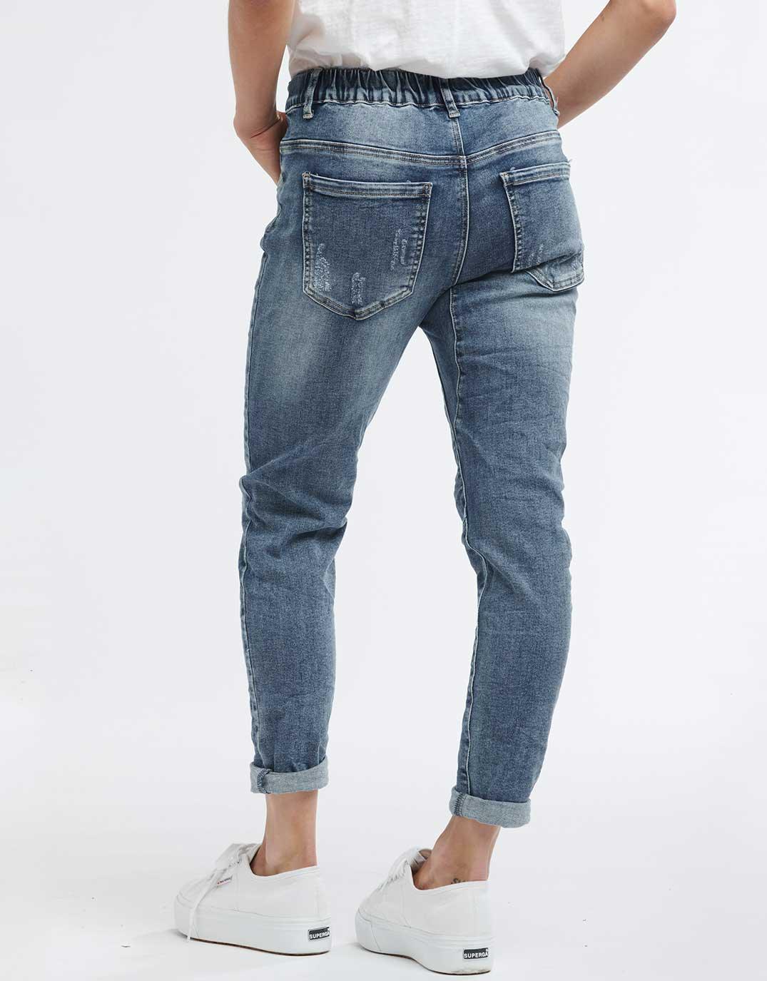 Italian Star - Emma Stretch Jean - Denim - White & Co Living Jeans