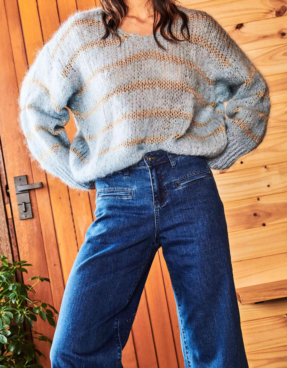 Kireina - Freya Jeans - Mid West Blue - White & Co Living Jeans