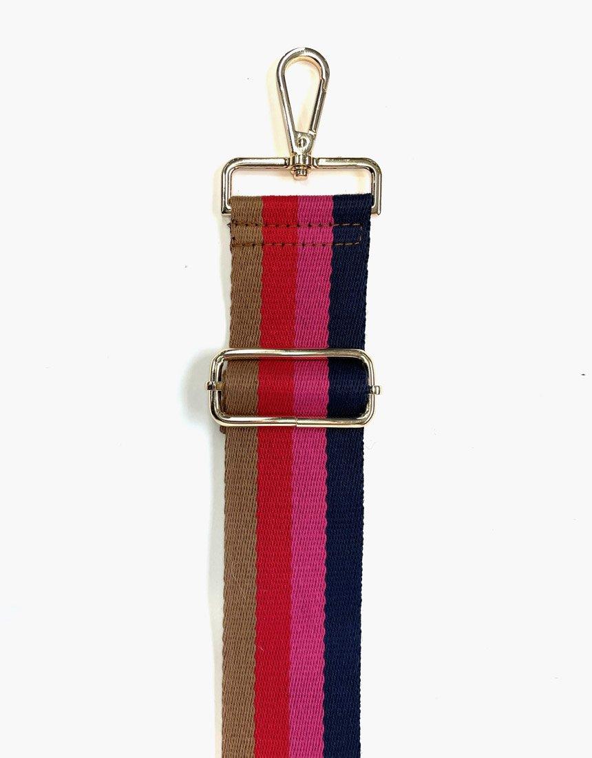 White & Co. - Bag Strap Stripe - Fuchsia - White & Co Living Accessories