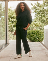 Fleece Lounger Pant - Black