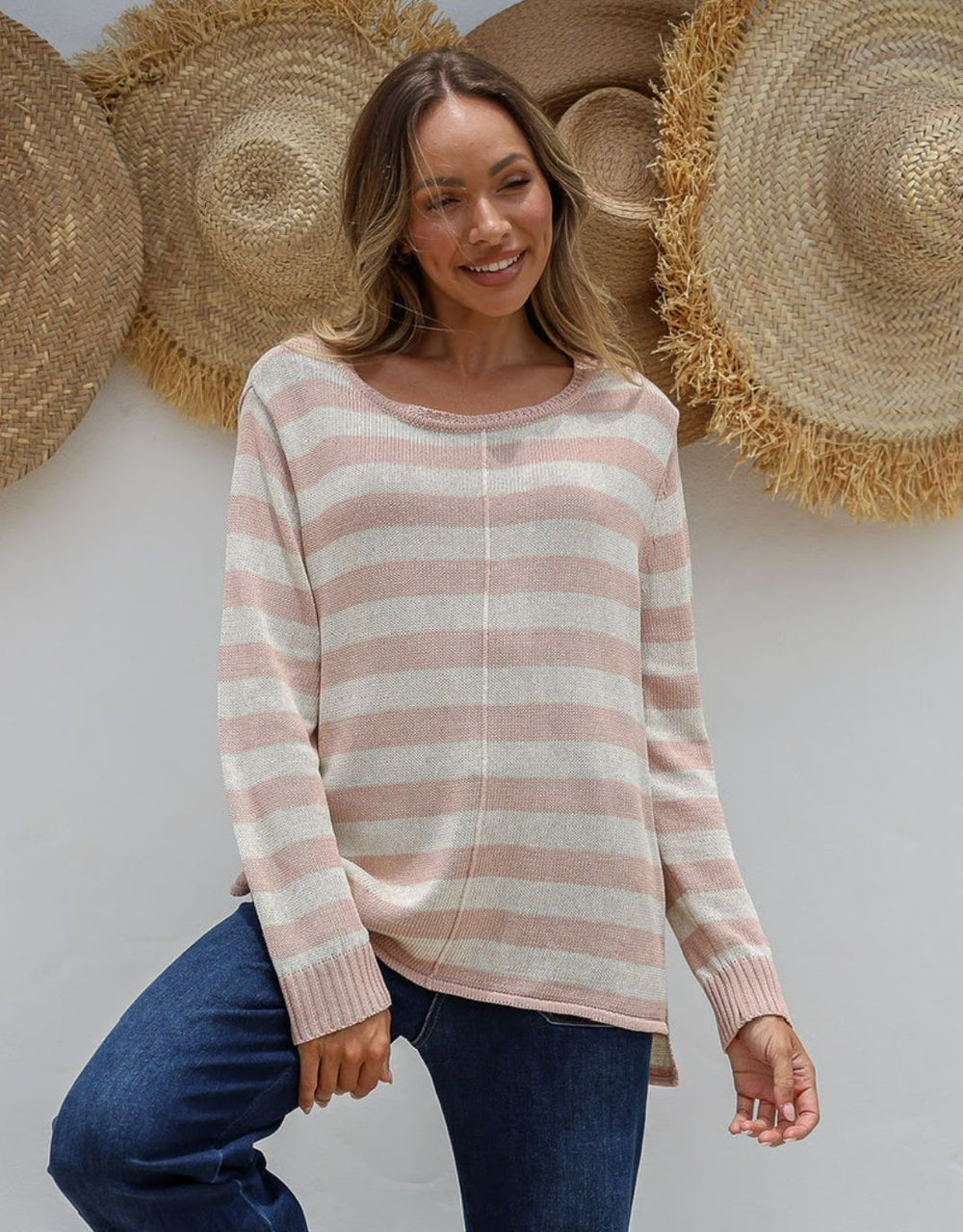 132-fashion-calista-stripe-knit-blush-latte-womens-clothing