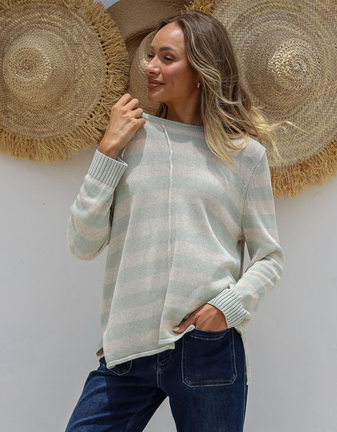 132-fashion-calista-stripe-knit-sage-latte-womens-clothing